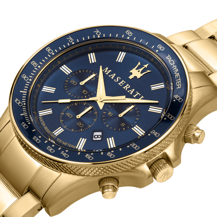 Maserati Chronograph Watches Maserati Sfida Gold Chronograph Brand