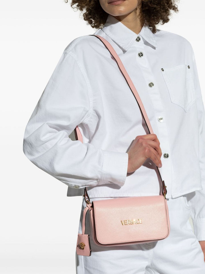 Versace Clutches UNI Versace Tag Mini Shoulder Bag - Blush Versace Tag Mini Shoulder Bag - Blush Brand