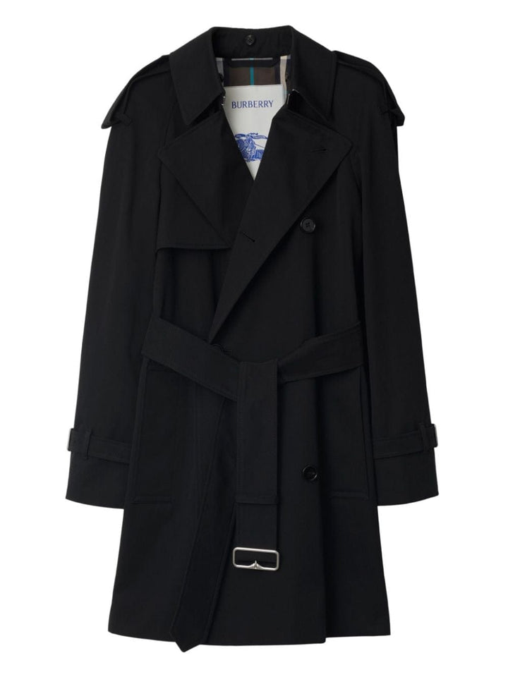 Burberry Coats Burberry Gabardine Coats Black Burberry Gabardine Coats Black Brand