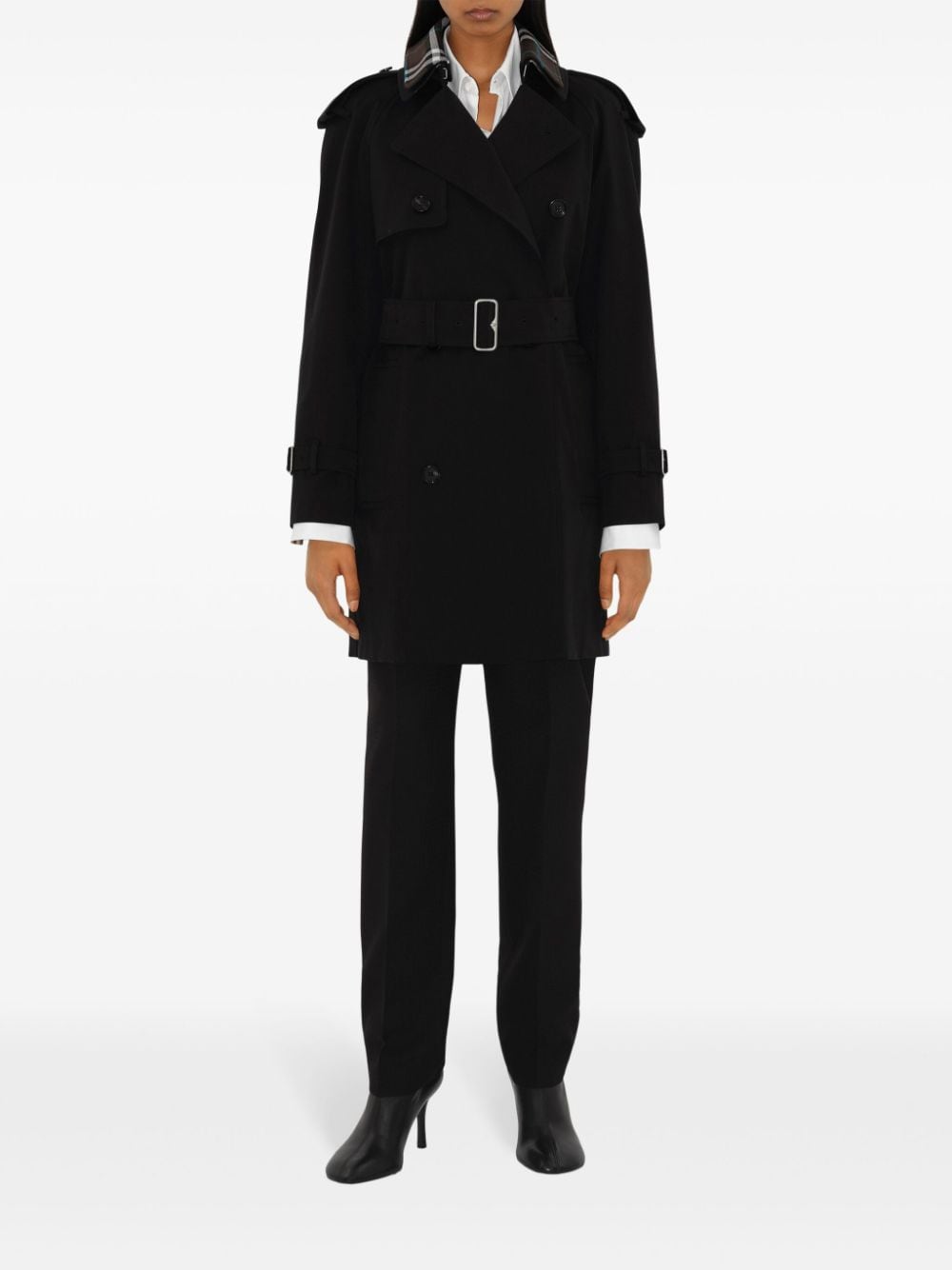 Burberry Coats Burberry Gabardine Coats Black Burberry Gabardine Coats Black Brand