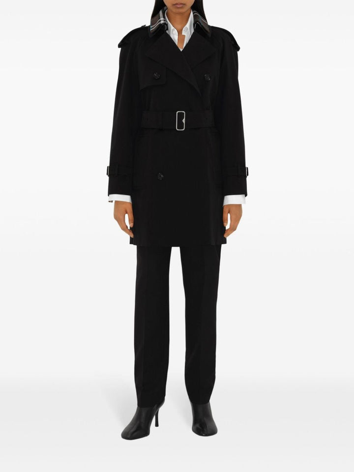 Burberry Coats Burberry Gabardine Coats Black Burberry Gabardine Coats Black Brand