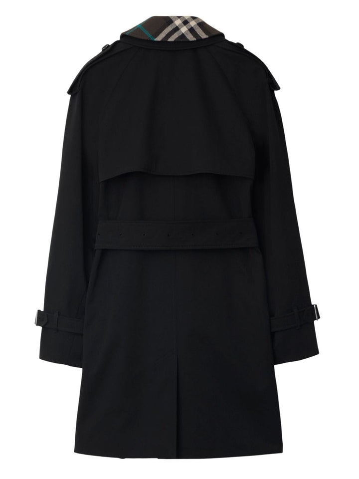 Burberry Coats Burberry Gabardine Coats Black Burberry Gabardine Coats Black Brand