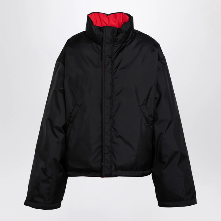 Balenciaga - Reversible red and black down jacket in technical twill Brand Coats &amp; Jackets 2