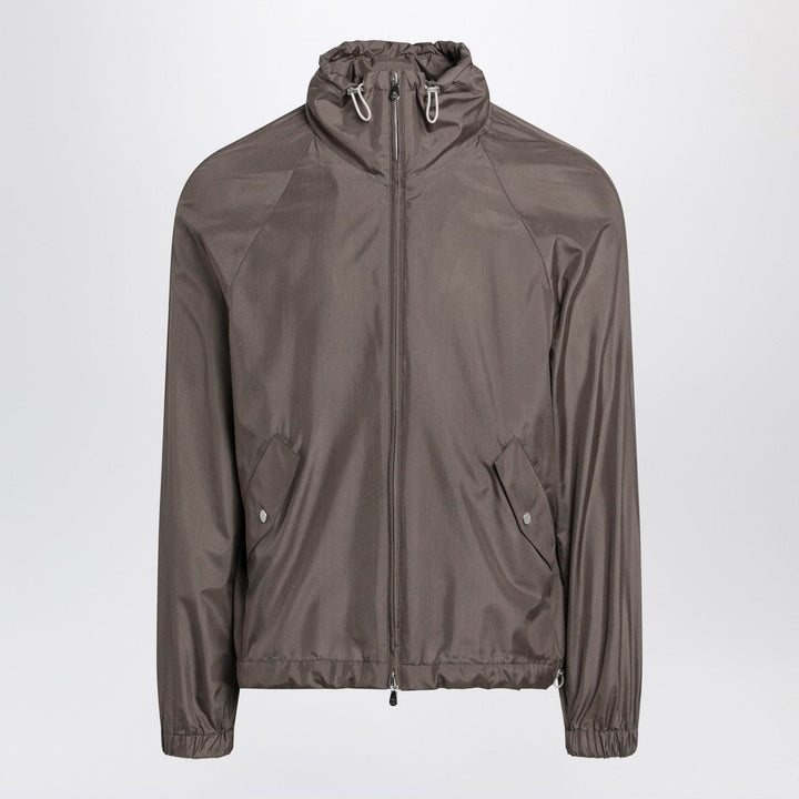 Coats &amp; Jackets Brunello Cucinelli - Taupe silk-blend jacket Brand