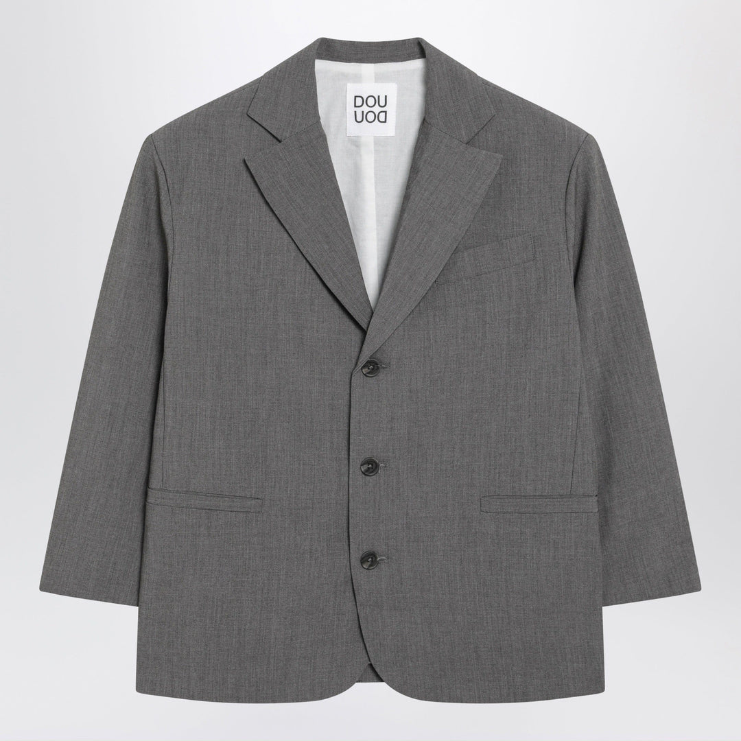 Coats & Jackets Douuod - Grey single-breasted jacket Brand