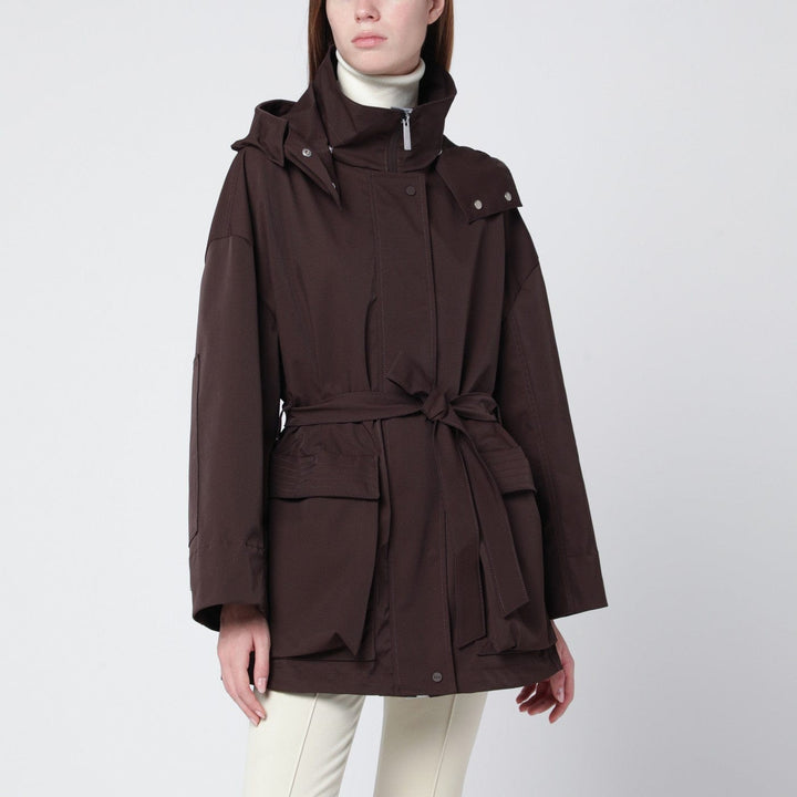 Coats &amp; Jackets HERNO - Short Laminar coffee-colored parka Brand