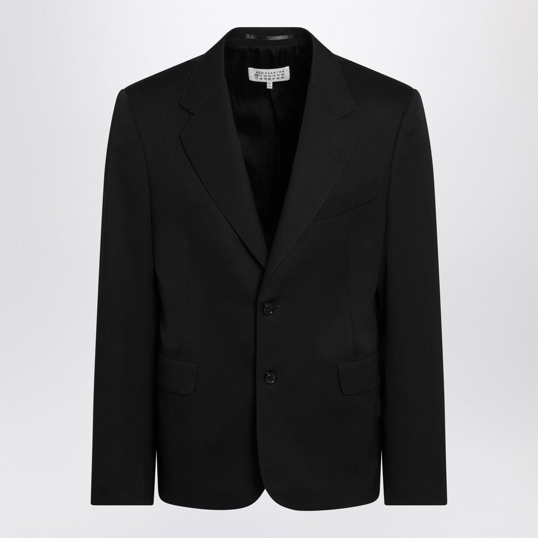 Coats & Jackets Maison Margiela - Black wool single-breasted jacket Brand