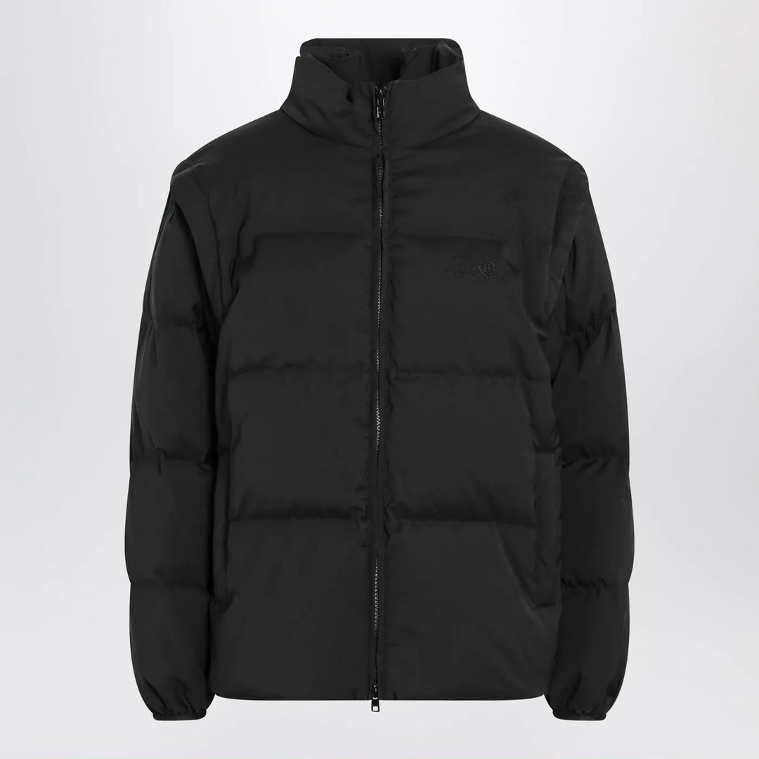 MM6 Maison Margiela - Transformable padded black jacket Brand Coats &amp; Jackets 42  IT