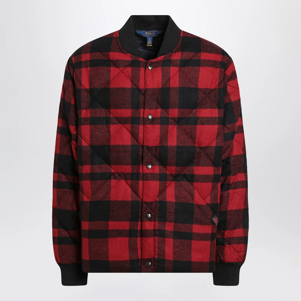 Polo Ralph Lauren - Red and black quilted check bomber Brand Coats & Jackets L