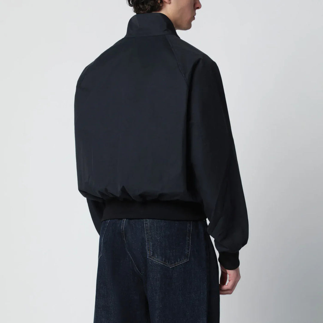STUDIO NICHOLSON - Over bomber jacket ink blue cotton-blend Brand Coats &amp; Jackets