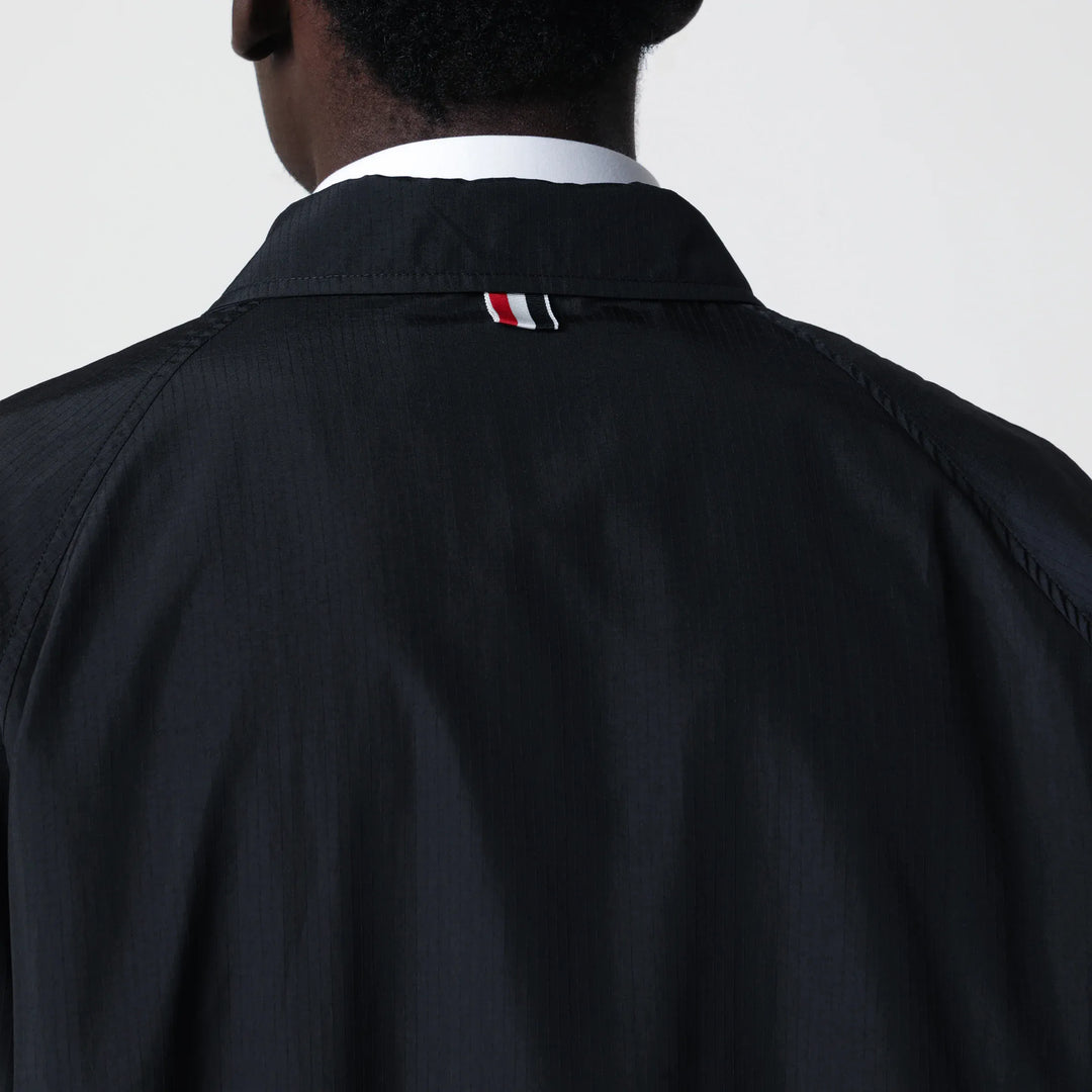 Thom Browne - Lightweight navy blue zip-up jacket Brand Coats &amp; Jackets