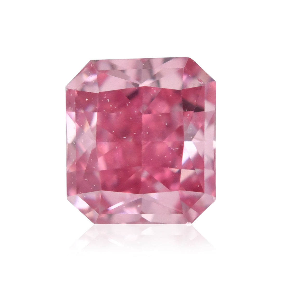 0.21 Carat Fancy Vivid Purplish Pink Radiant Diamond VS2 GIA Argyle Brand Color Diamond