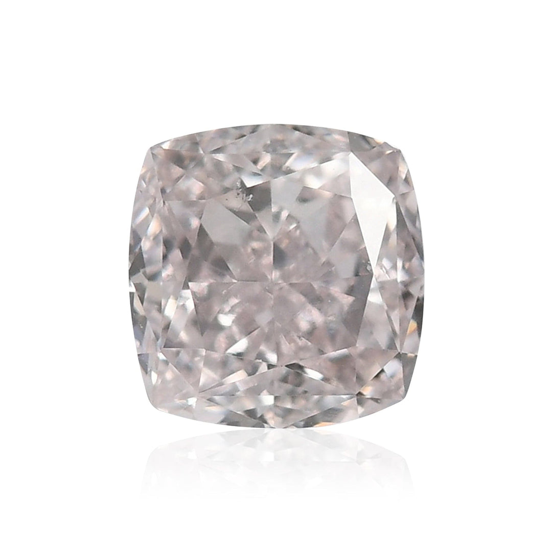 0.60 Carat Very Light Pink Cushion Diamond SI1 GIA Brand Color Diamond