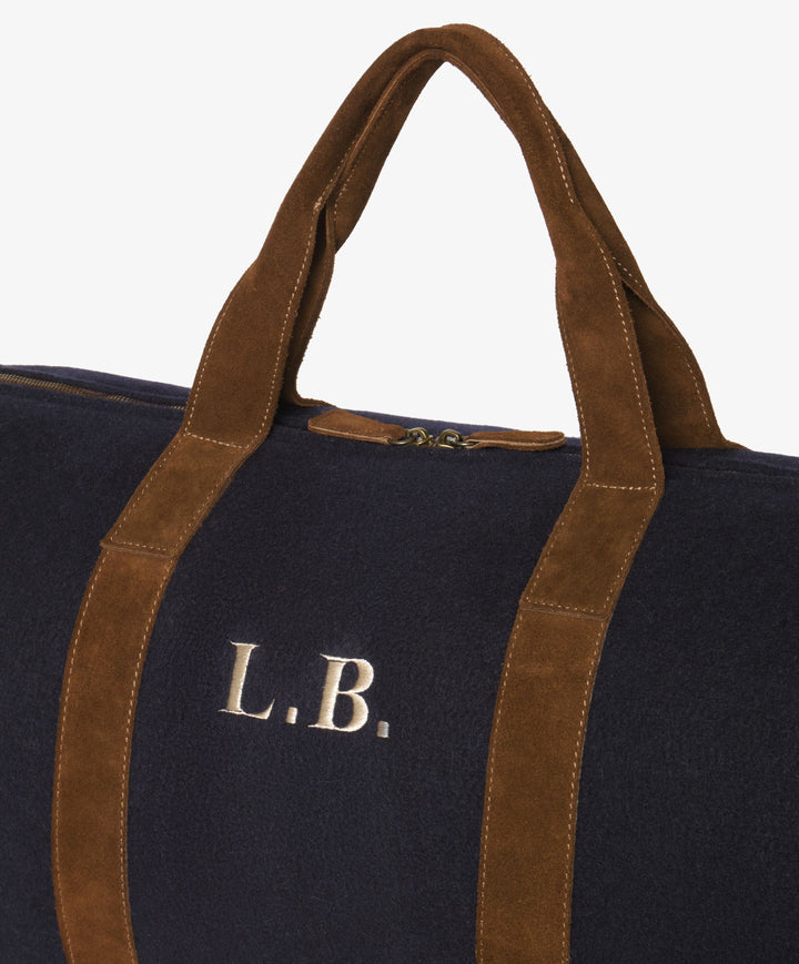 My Style Bags Personalised Boston Large Duffel Bag – Blue Brand Duffel Bag