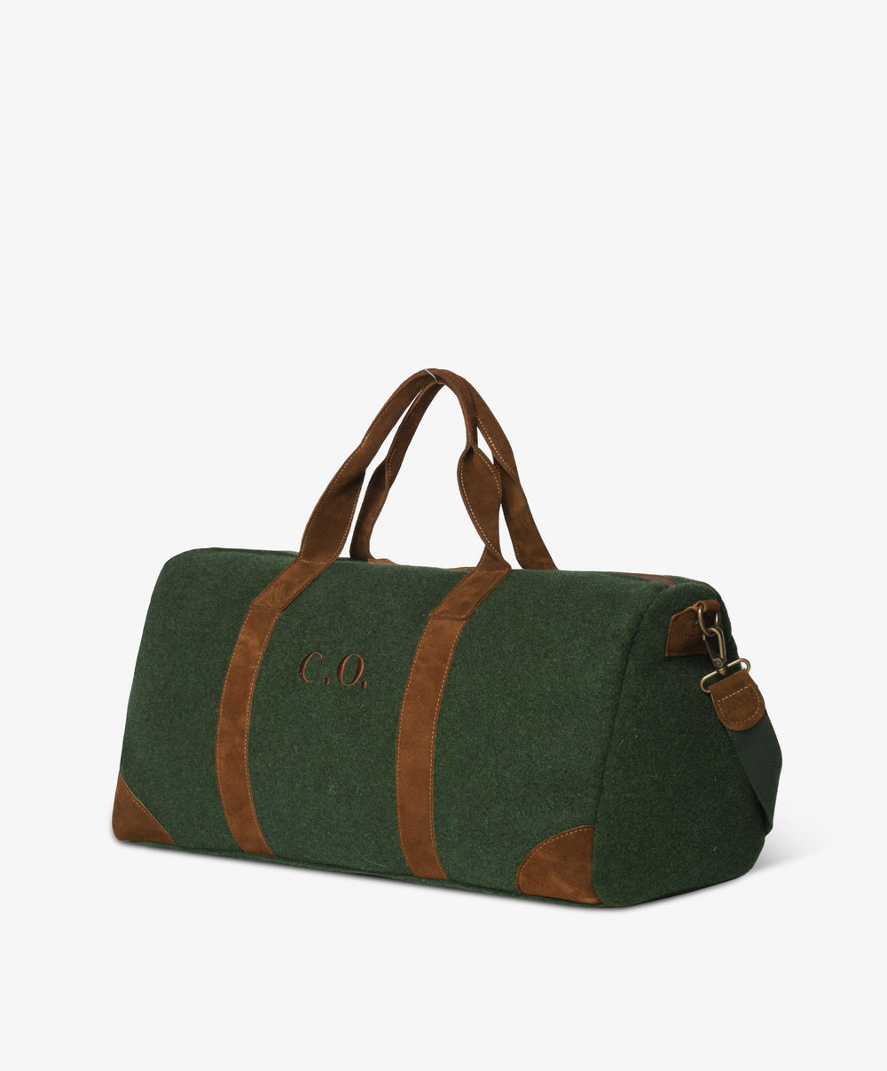 My Style Bags Personalised Boston Large Duffel Bag – Green Brand Duffel Bag
