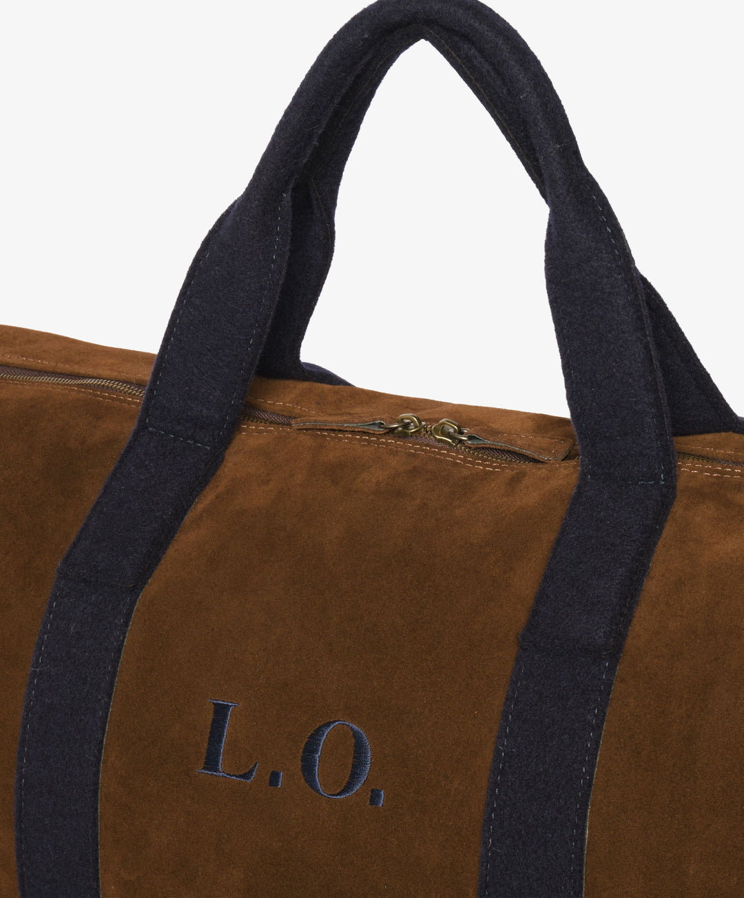 My Style Bags Personalised Boston Large Felt Duffel Bag – Blue Brand Duffel Bag