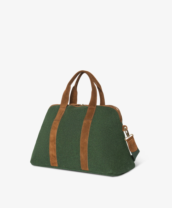 My Style Bags Personalised London Large Felt Duffel Bag – Green Brand Duffel Bag