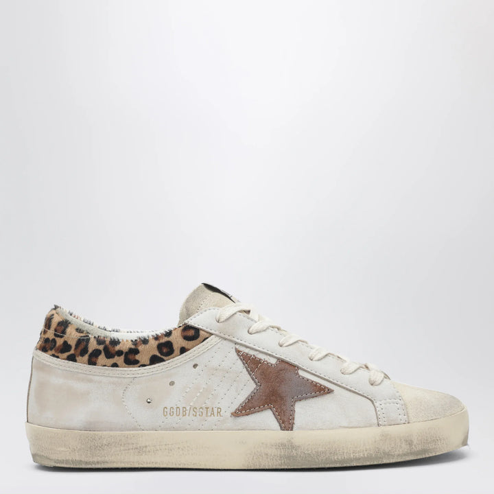 Golden Goose - White and beige Super-Star sneakers with pony hair details Brand 36 IT