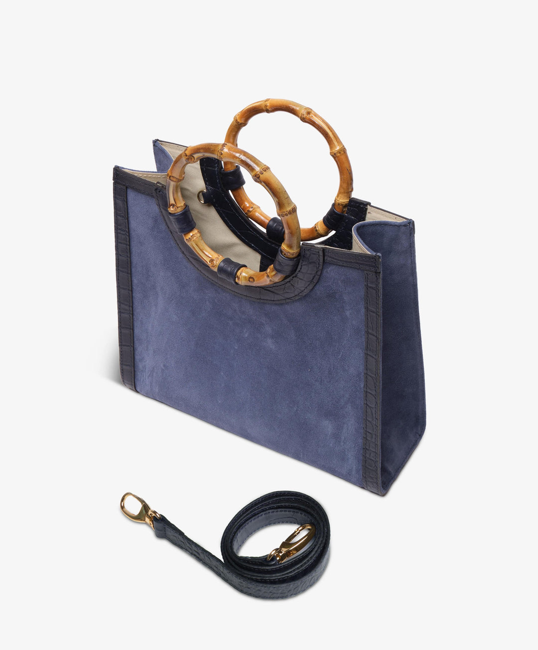 My Style Bags Personalised Bamboo Medium Deluxe Handbag – Bluette Brand Handbag