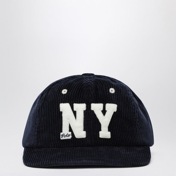 Hats TU Polo Ralph Lauren - Blue corduroy baseball cap Brand