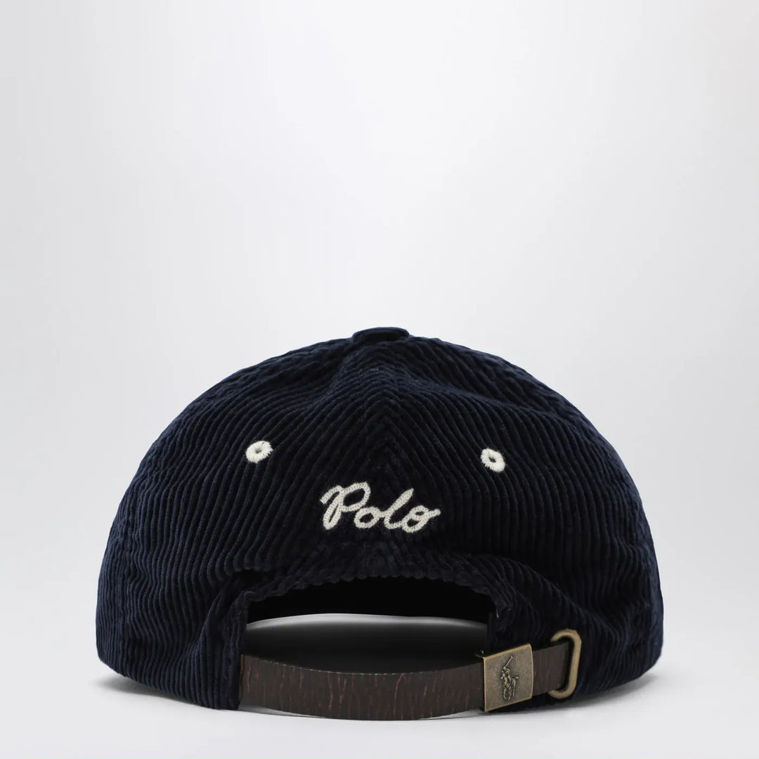 Polo Ralph Lauren - Blue corduroy baseball cap Brand Hats TU