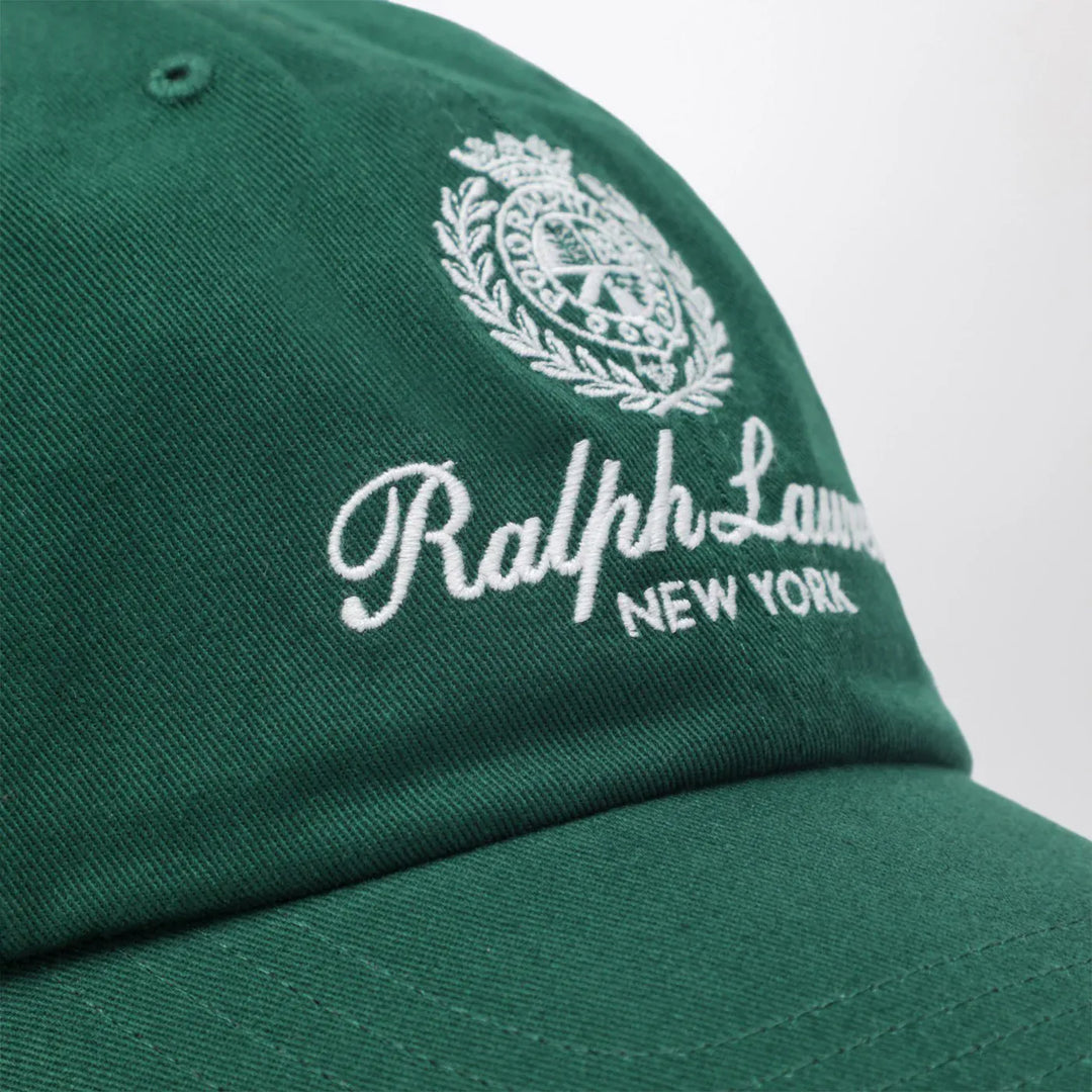 Polo Ralph Lauren - Forest green cotton baseball cap Brand Hats TU