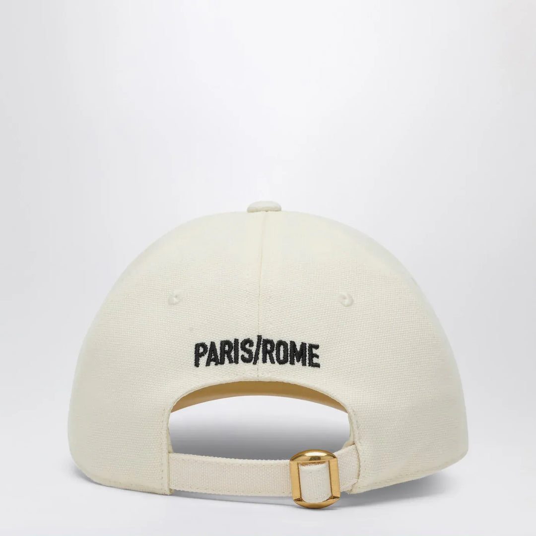 Valentino Garavani - Chez Valentino ivory baseball cap Brand Hats