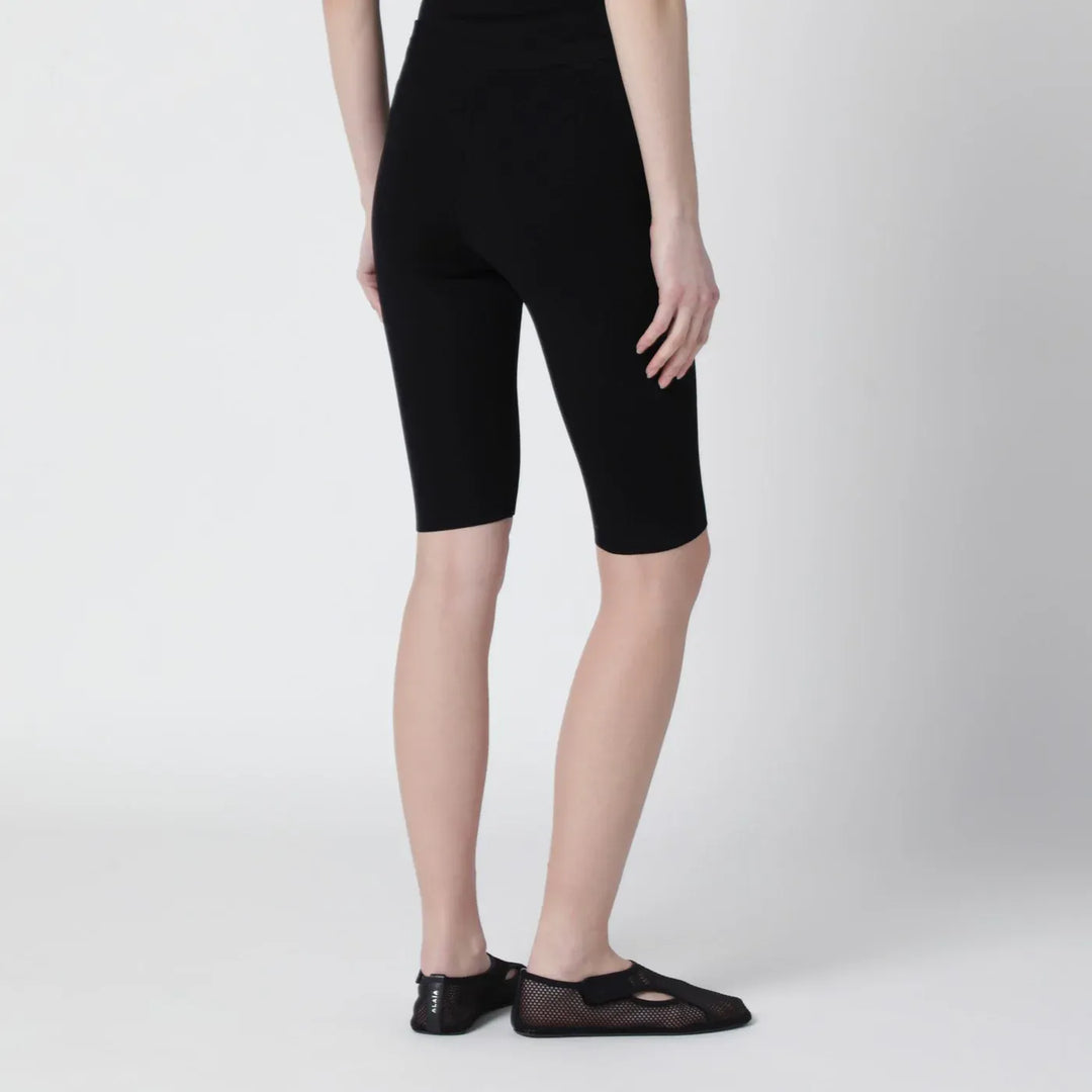 Entire Studios - Black short leggings in viscose jersey Brand Hosiery
