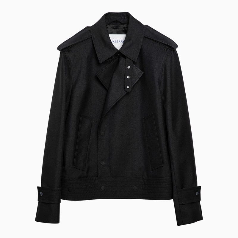 Burberry Jackets 48 Burberry White striped t-shirt with logo embroidery Burberry White striped t-shirt with logo embroidery Brand