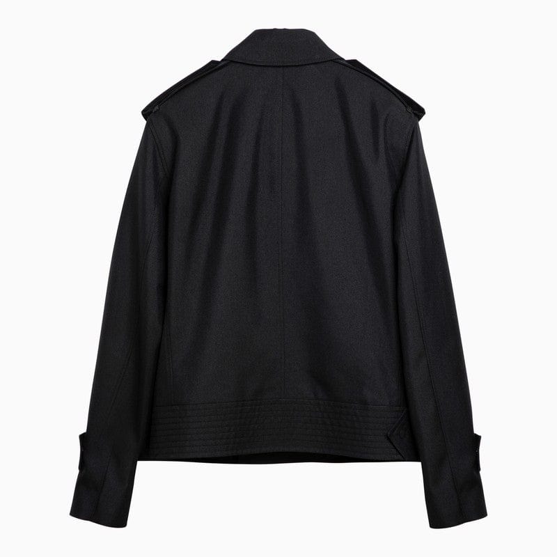 Burberry Jackets 48 Burberry White striped t-shirt with logo embroidery Burberry White striped t-shirt with logo embroidery Brand
