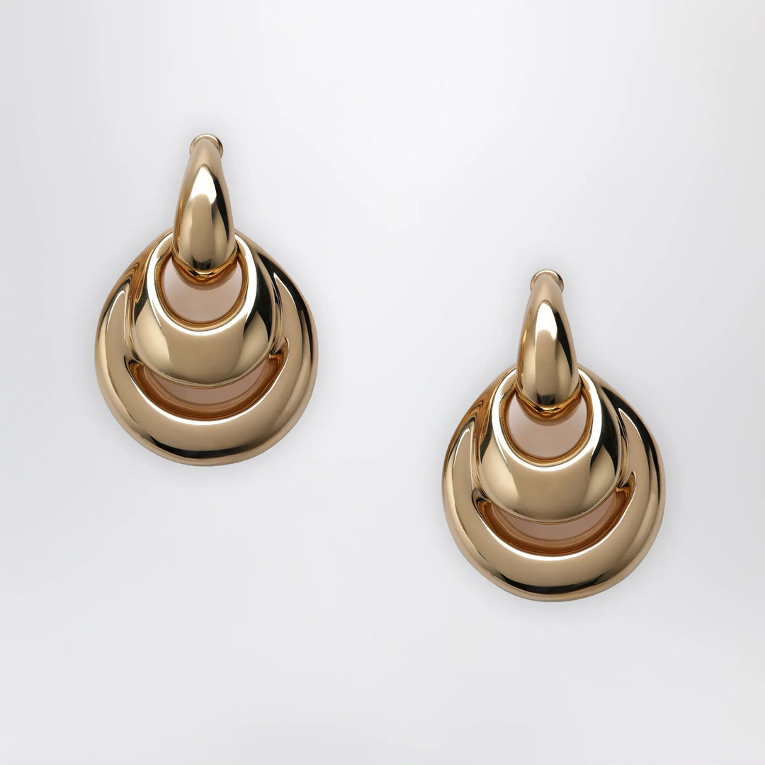 PANCONESI - Gold-Tone Blow Up Drop Earrings Brand Jewelry U