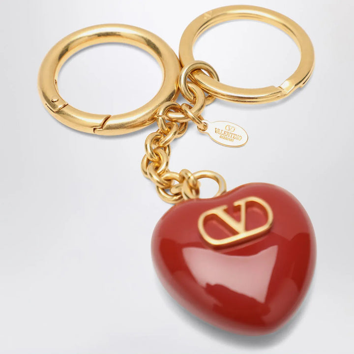 Valentino Garavani - Bag charm keyring Coeur Royal in red Brand Jewelry TU