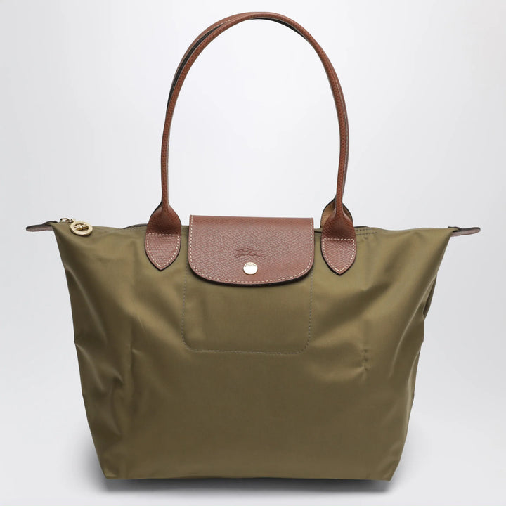 Longchamp - Olive Le Pliage Original M bag Brand U