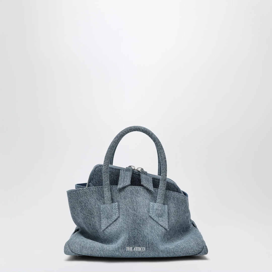 The Attico - La Passeggiata Mini bag in washed denim Brand Mini Bag U