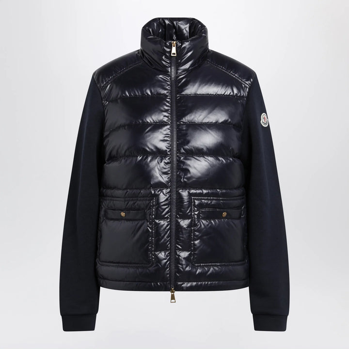 Moncler - Navy Padded Zip-Up Sweatshirt Brand S