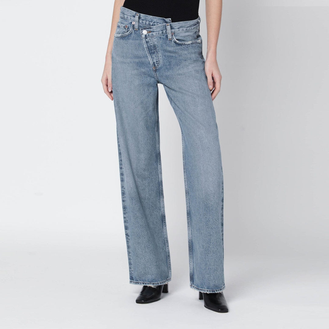 Pants AGOLDE - Arc Criss Cross jeans in Conclusion wash Brand