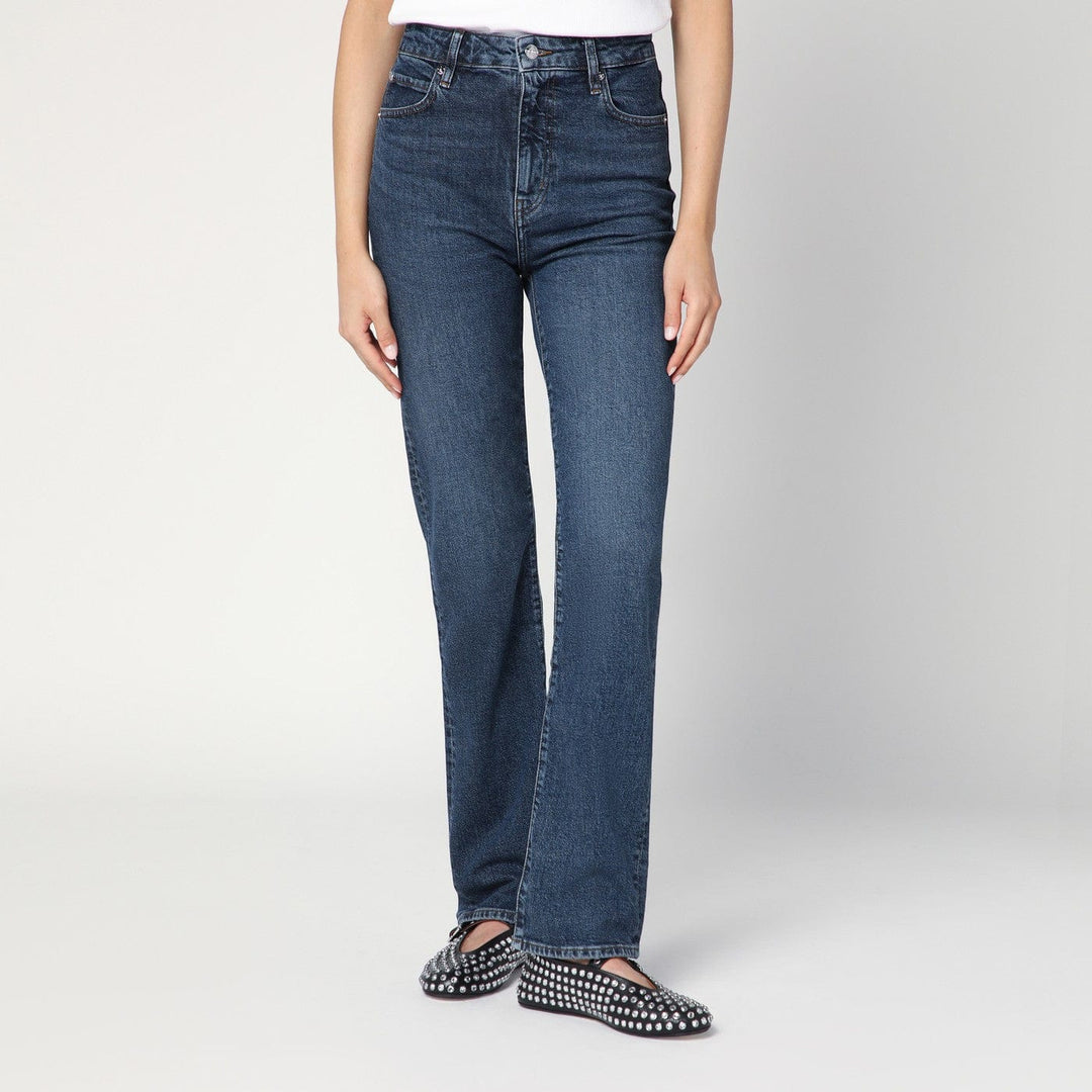 Pants 27 Frame - The Ruler jeans in dark blue Brand