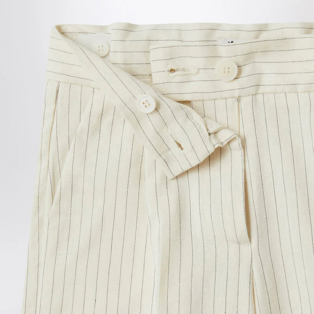 Il Gufo - Pinstriped cotton pants Brand Pants 8Y
