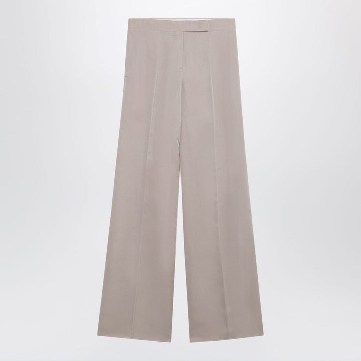 Pants Max Mara - Long silk trousers in pink Brand