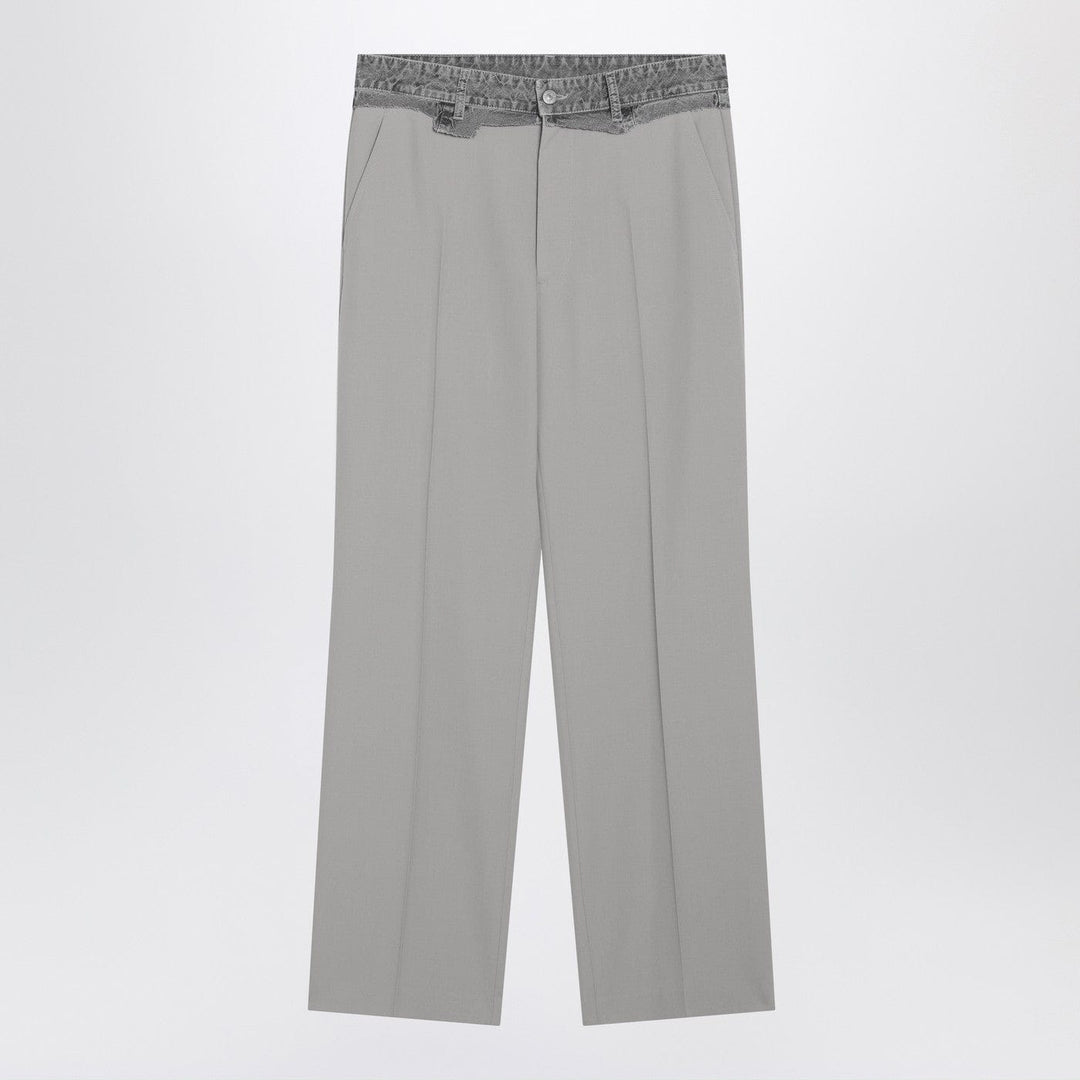 Pants MM6 Maison Margiela - Grey wool-blend trousers Brand