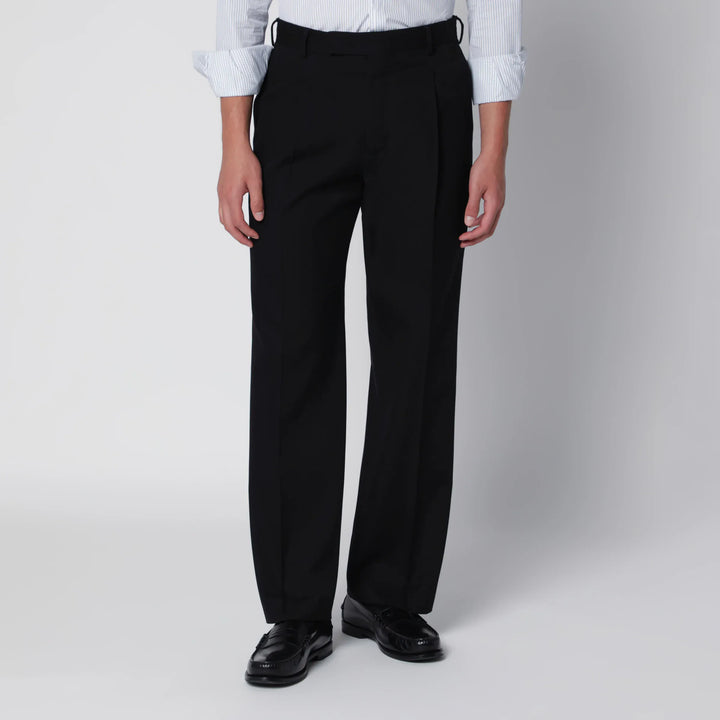 PT Torino - Black Cotton Trousers Brand Pants 46 IT