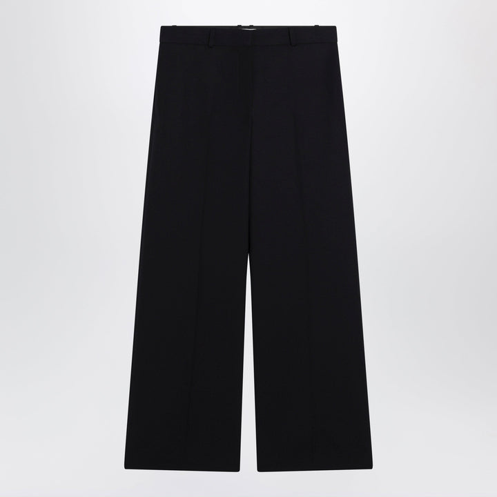 Pants 6 US The Row - Straight-leg low-rise wool gabardine pants in dark navy Brand