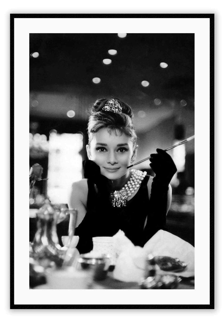 Canvas Print Small		50x70cm / Black Breakfast at Tiffany Breakfast at Tiffany Framed Print Brand