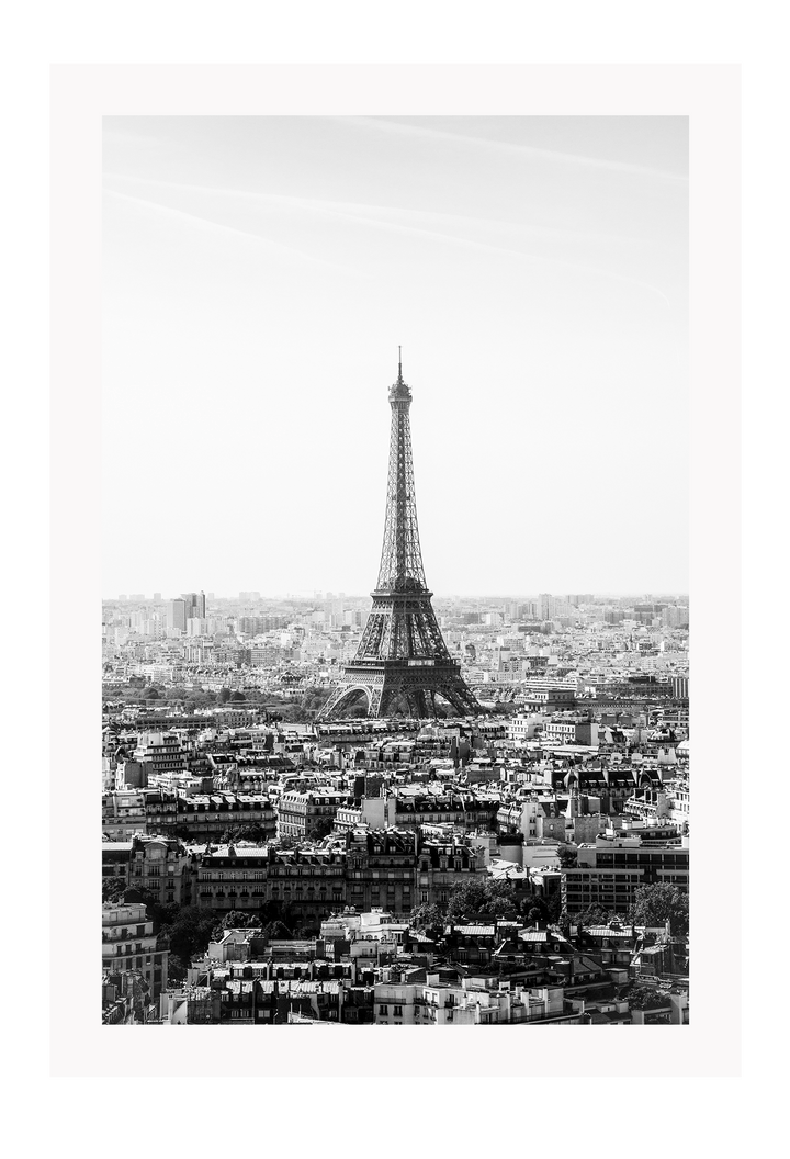 Canvas Print 60x90cm / Unframed Eiffel B&amp;W Eiffel B&amp;W Wall Art : Ready to hang framed artwork. Brand