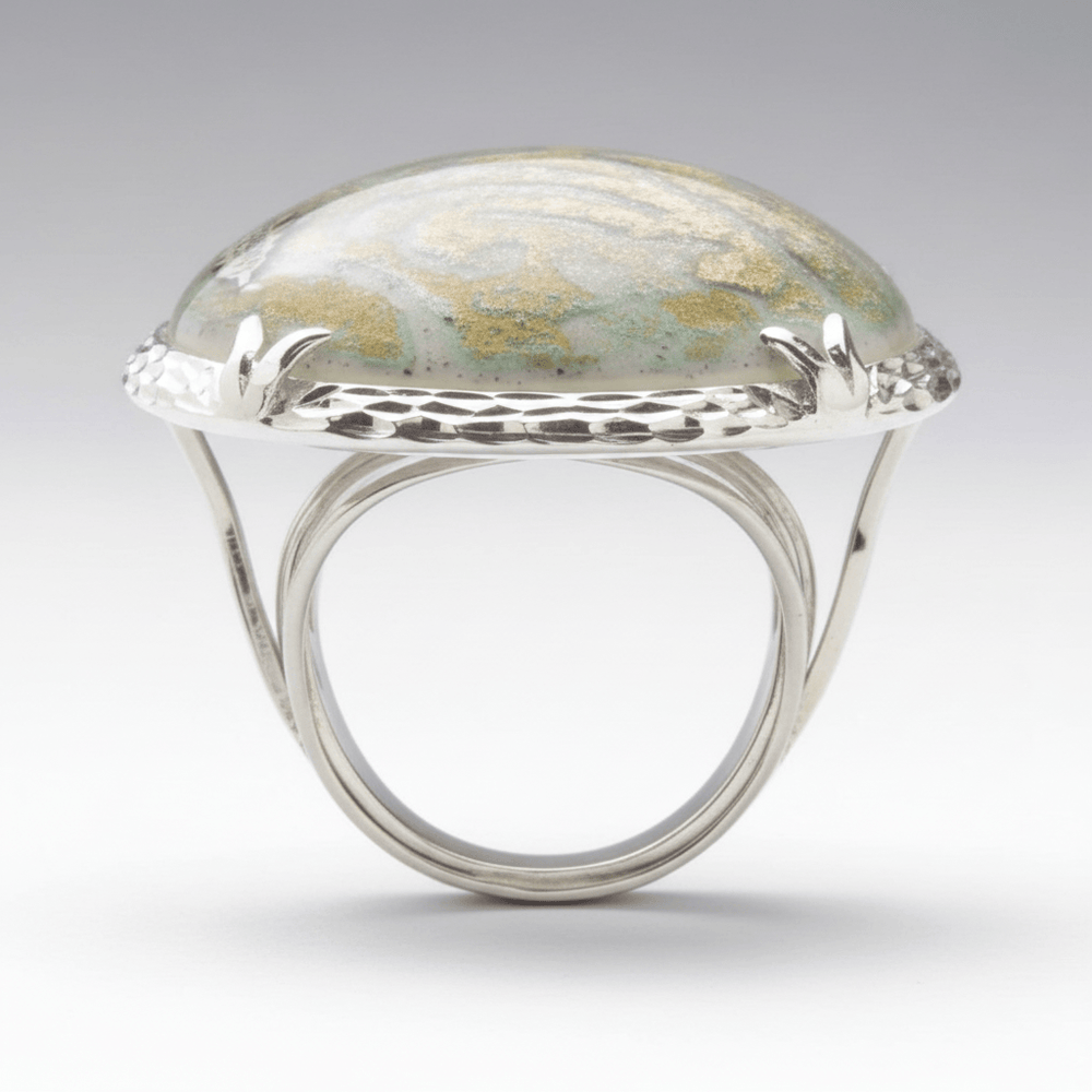 Antonella Piacenti Damask Silver Ring 925 Brand Rings