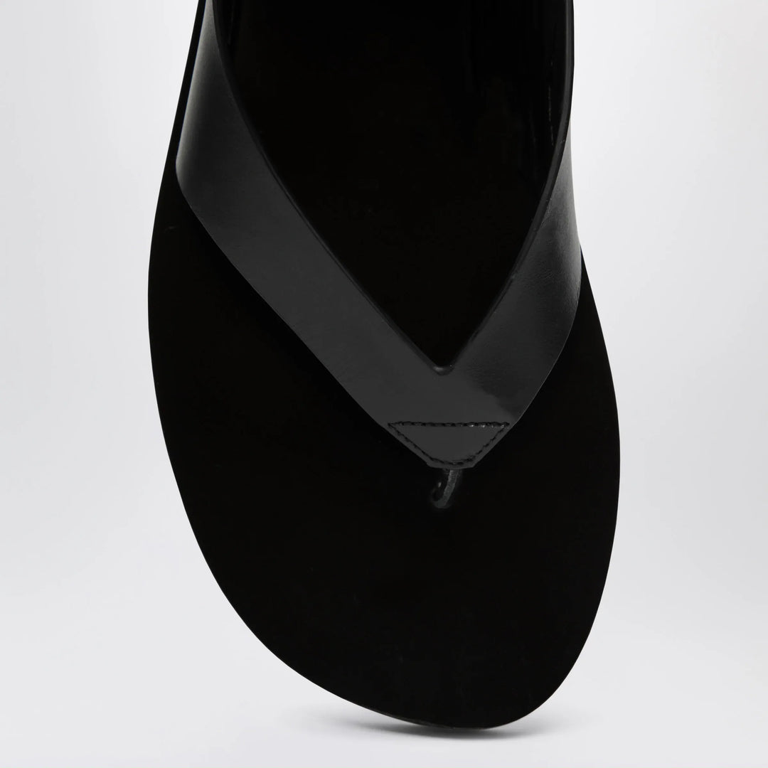 Durazzi Milano - Black Sandals With Ankle Strap Closure Brand Sandals