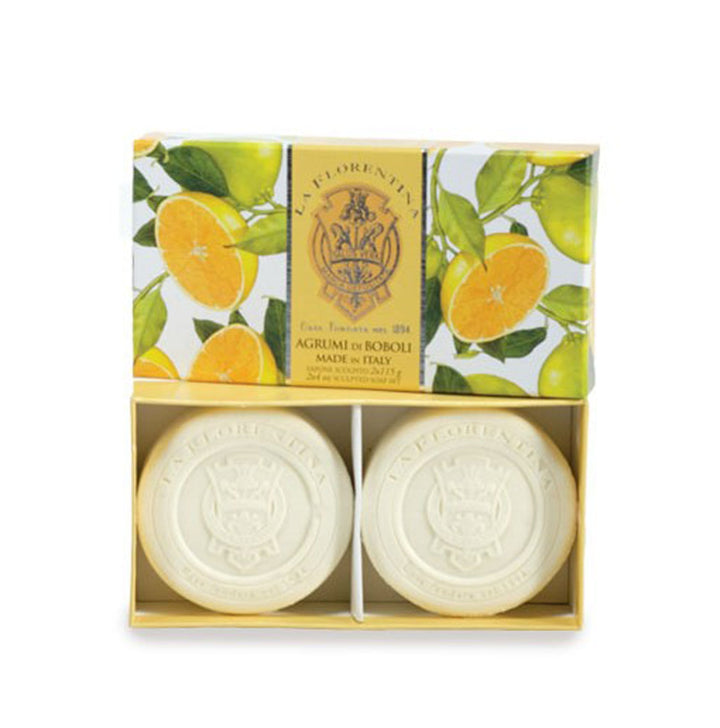 La Florentina Set of 2 Round Soap La Florentina Set of 6 Mixed 2 Round Soaps 115 g Brand