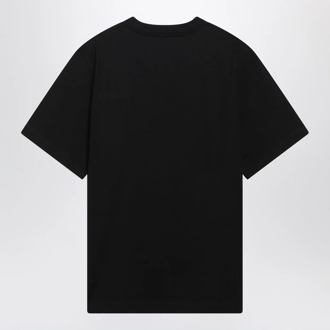Burberry - Black T-shirt with logo print Brand Shirt