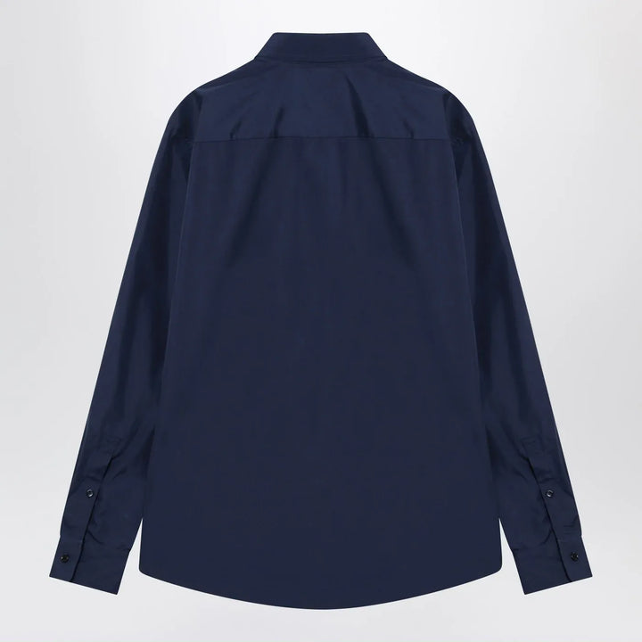 Burberry - Blue cotton shirt with EKD Brand Shirt