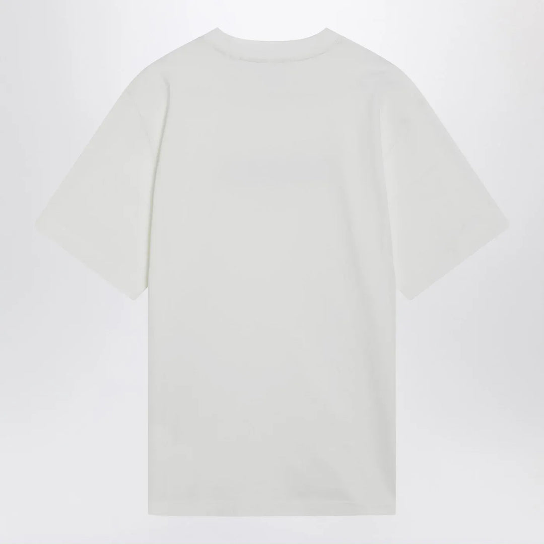Burberry - White T-shirt with logo print Brand Shirt
